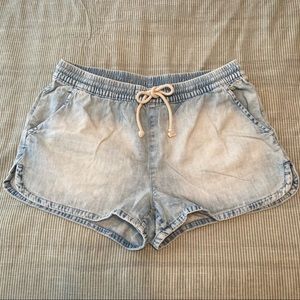 Light Wash Cotten Aerie Shorts